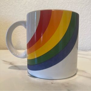 Vintage rainbow mug